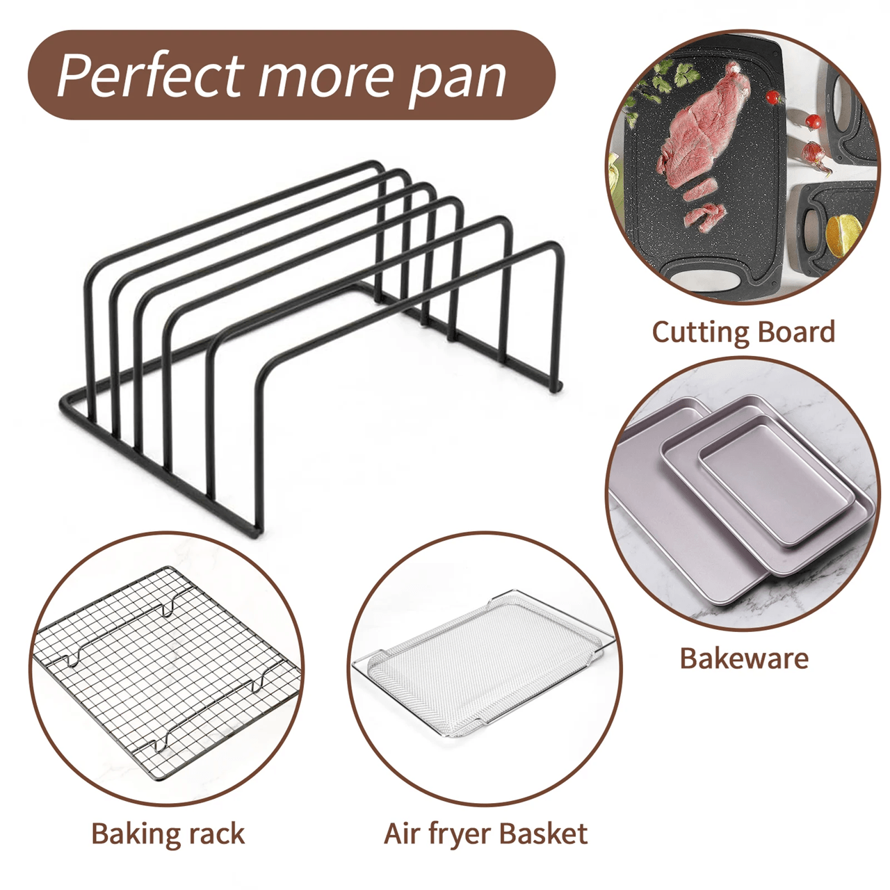 SpaceStack Cutting Board And Lid Organizer 2