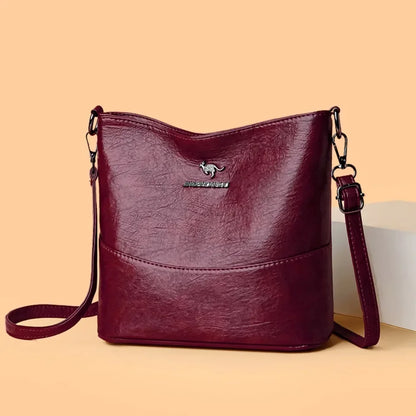 Designer Handbag for Women Soft PU Leather Crossbody Bag Casual Female Shoulder Bag