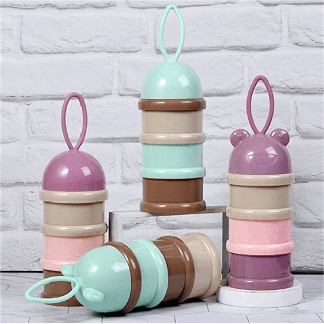 Tripoti 3 Tier Milk Powder and Snack Container
