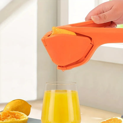 Handheld Lemon Squeezer, Multifunctional Juicer, Dual-Hand Squeeze Fruit Vegetable Juicer Tool