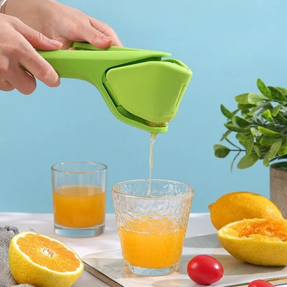 Handheld Lemon Squeezer, Multifunctional Juicer, Dual-Hand Squeeze Fruit Vegetable Juicer Tool