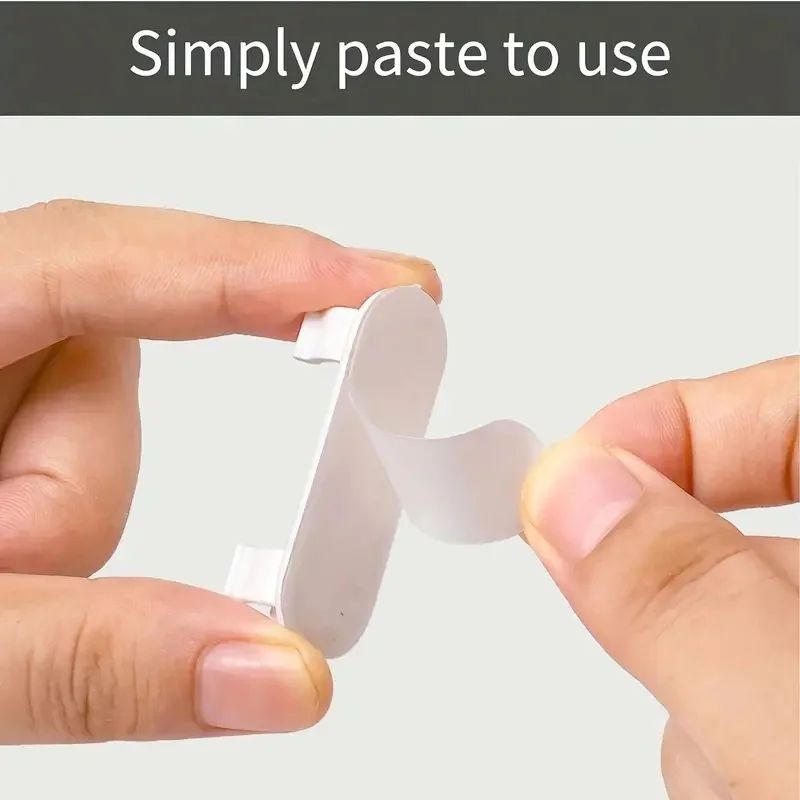 SlimLine 30Pack Adhesive Cable Clips  Wire Organizer For Desk  Wall 4