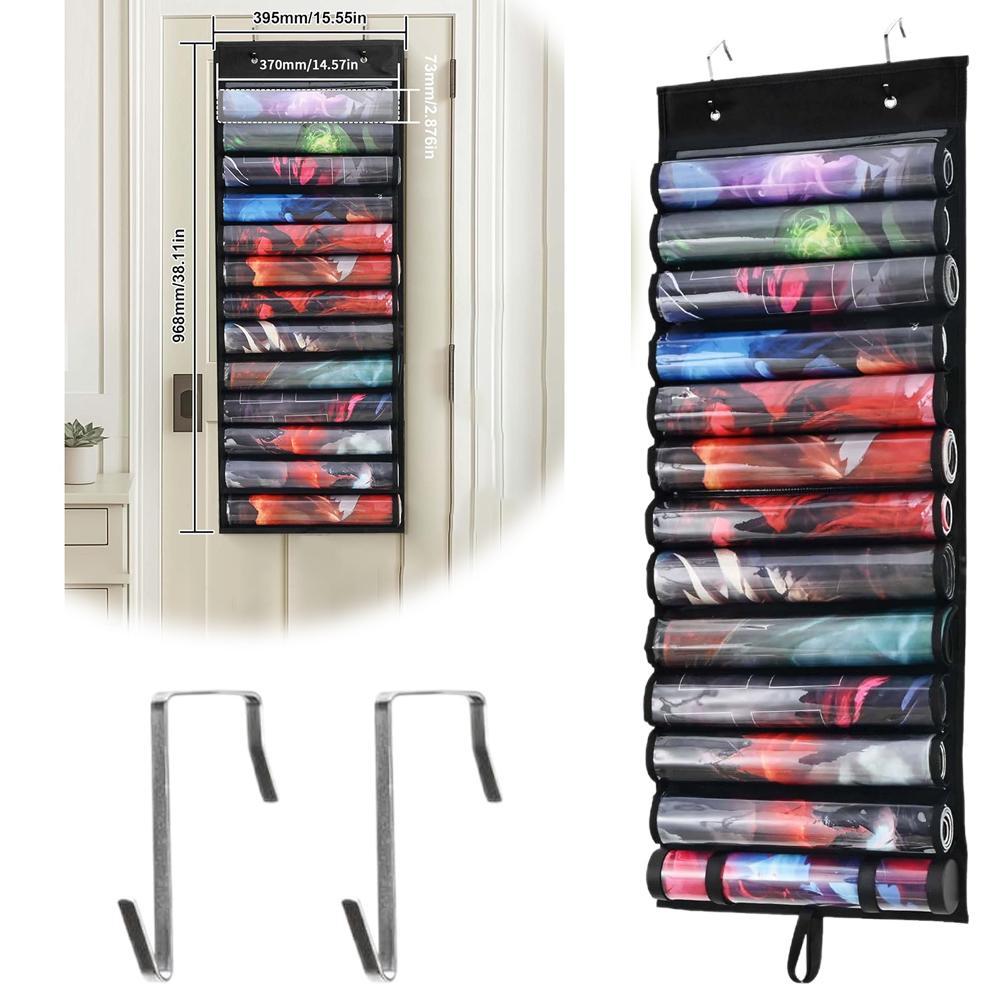 Play Mat Tube Storage Bag For MTG Card Game Play Mats Transparent Plastic Slots Household Storage B 3