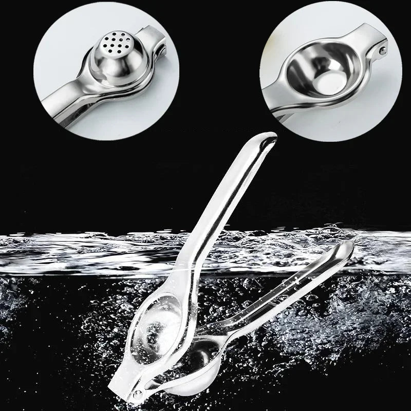 Fruit Pressing Squeezer Manual Juicer Stainless Steel Processor Lemon Clip Kitchen Accessories 3