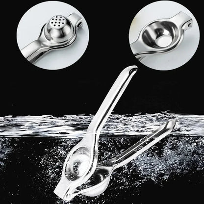Fruit Pressing Squeezer Manual Juicer Stainless Steel Processor Lemon Clip Kitchen Accessories 3