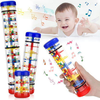 Rainstick Musical Instrument for Babies, Sensory Developmental Rain Stick Shaker Toy