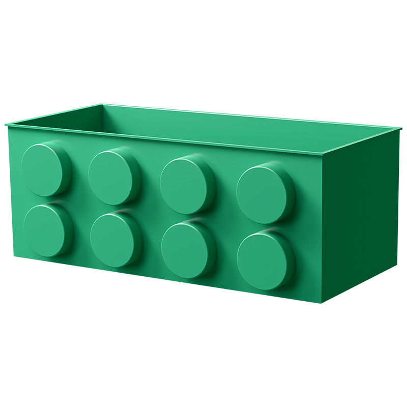 Magnetic WallMounted Building Blocks Refrigerate Storage Rack 6