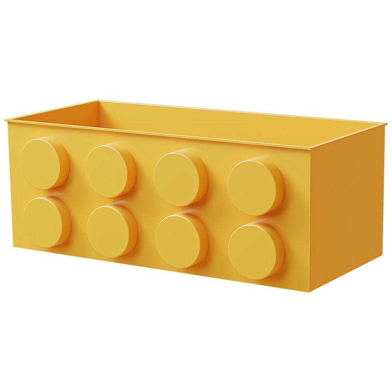 Magnetic WallMounted Building Blocks Refrigerate Storage Rack 7