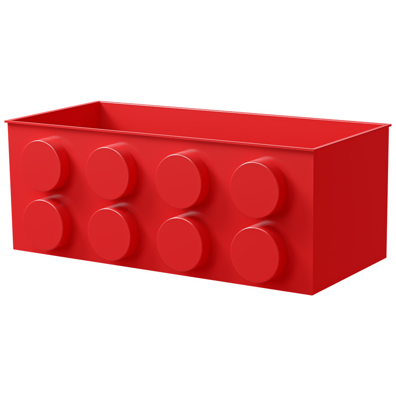 Magnetic WallMounted Building Blocks Refrigerate Storage Rack 8