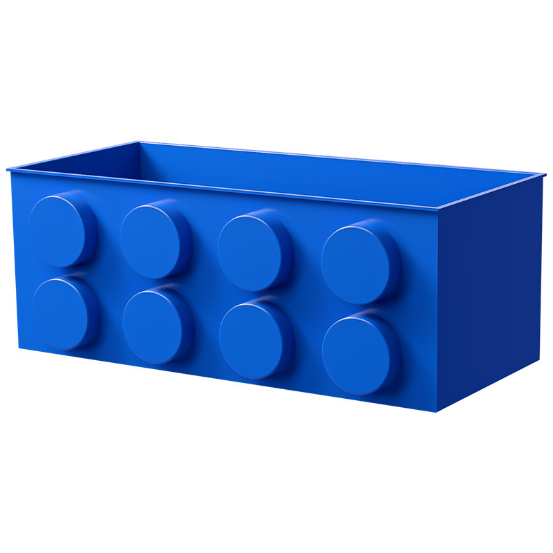 Magnetic WallMounted Building Blocks Refrigerate Storage Rack 9