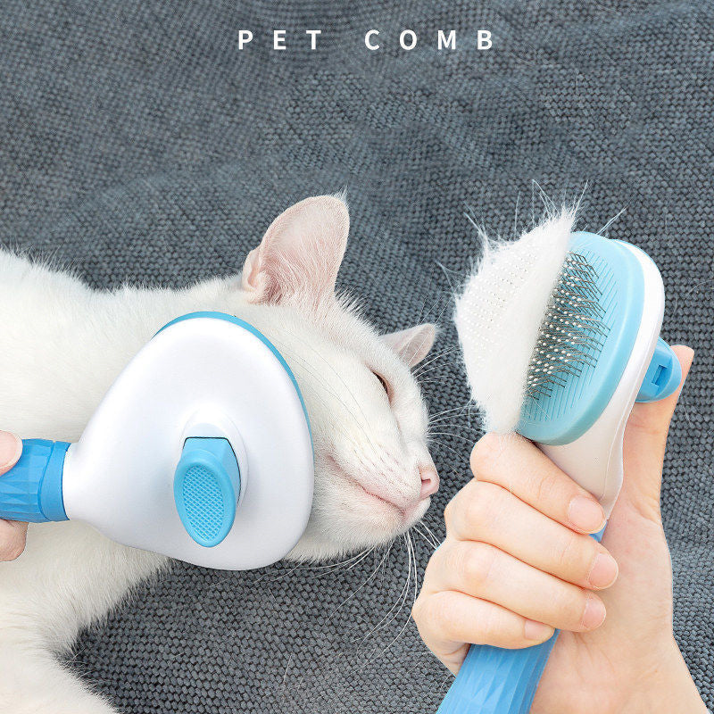 Stainless Steel Pet Dog Hair Brush, Cat Comb for Long Hair, Grooming and Care for Dogs and Pets