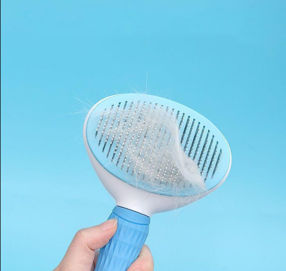 Stainless Steel Pet Dog Hair Brush, Cat Comb for Long Hair, Grooming and Care for Dogs and Pets