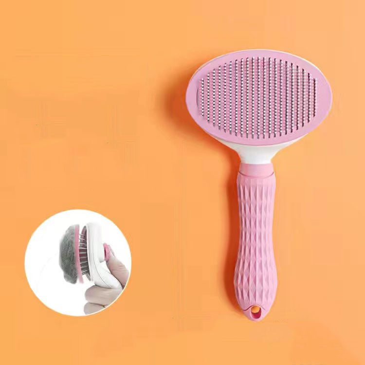 Stainless Steel Pet Dog Hair Brush, Cat Comb for Long Hair, Grooming and Care for Dogs and Pets