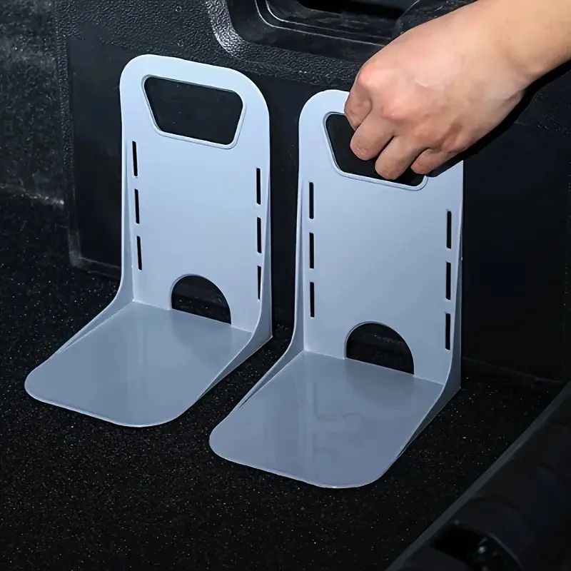 SecureHold Car Trunk Organizer - Compact ABS Storage Box for Tidy & Stable Cargo