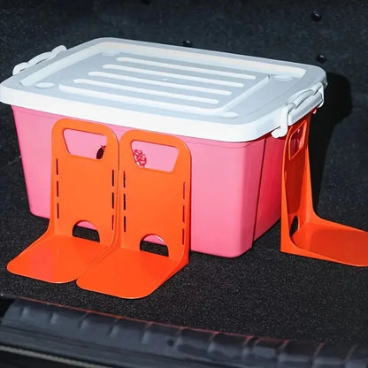 SecureHold Car Trunk Organizer  Compact ABS Storage Box For Tidy  Stable Cargo 5