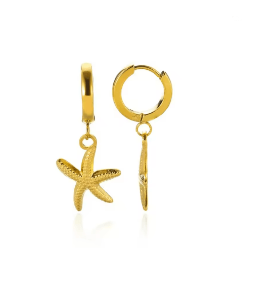 SeaCharm Starfish Stud Earrings 12