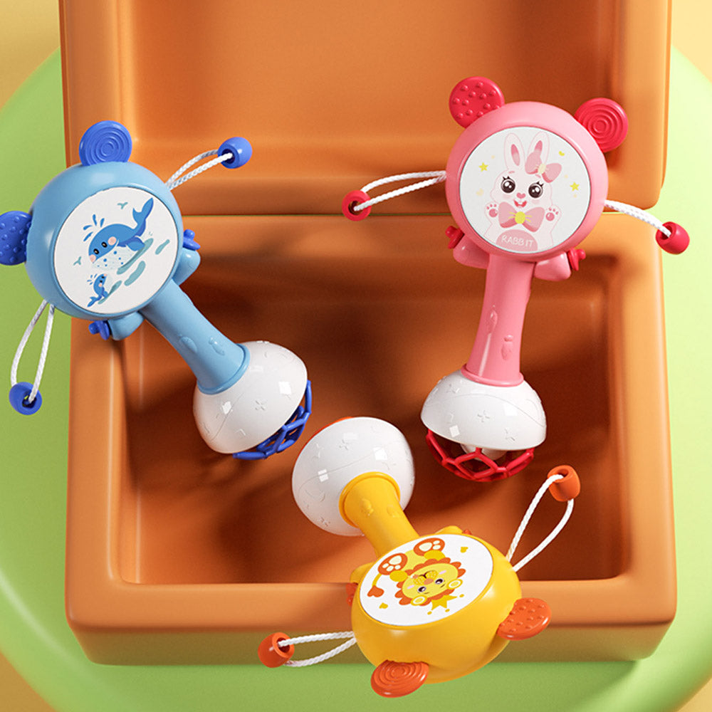 Infant Stop Weep Tear Rattles Mobile Baby Rattle Toys Educational Teether Hand Bells For Newborns 1