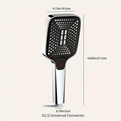 Flow Showerhead High Pressure Mode Rainfall Shower Bathroom Accessories 4
