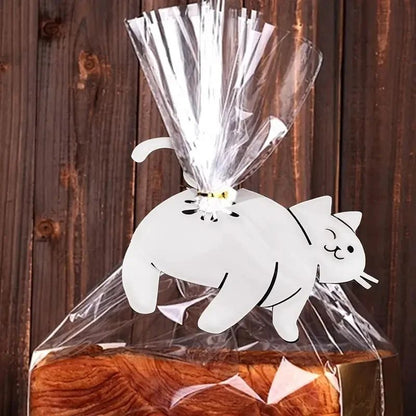 Cat Butt Bag Clip Set – 3D Printed Food Bag Sealer & Funny Chip Bag Clip for Cat Lovers