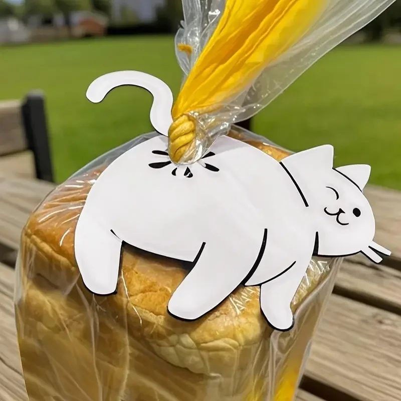 Cat Butt Bag Clip Set  3D Printed Food Bag Sealer  Funny Chip Bag Clip For Cat Lovers 1