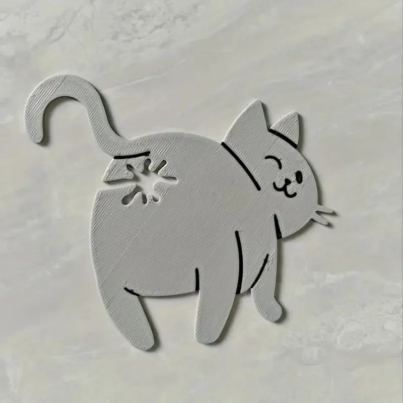 Cat Butt Bag Clip Set  3D Printed Food Bag Sealer  Funny Chip Bag Clip For Cat Lovers 6