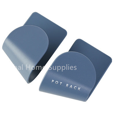 WallMounted SelfAdhesive Pan Lid Organizer Kitchen Storage Rack Pot Cover Holder 6