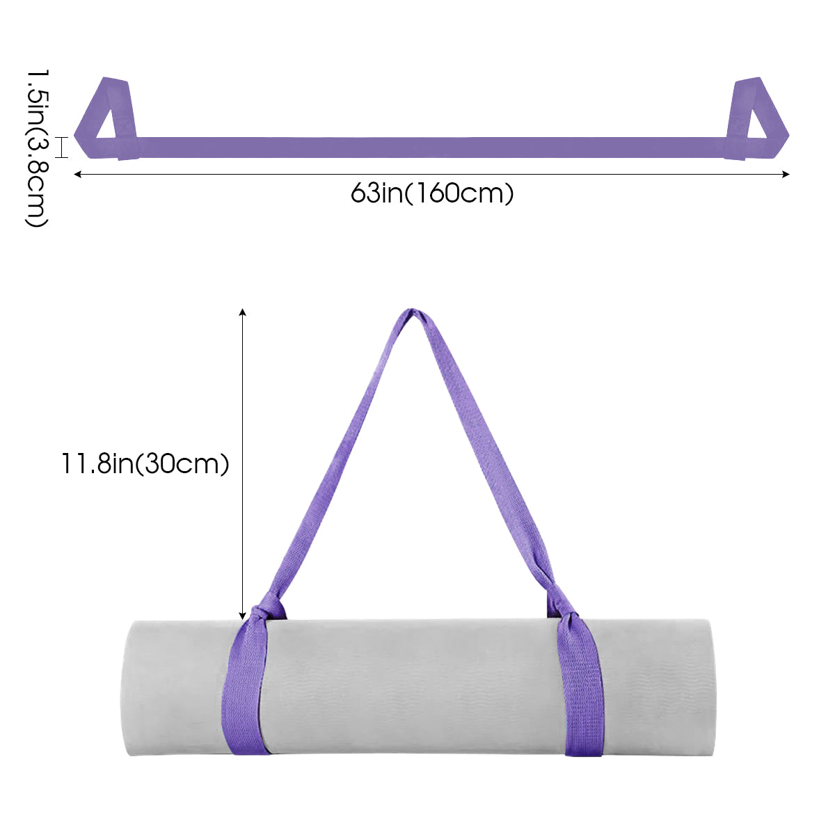 Cotton Yoga Mat Strap Versatile Storage Strap Yoga Mat Bag Tied Rope 1