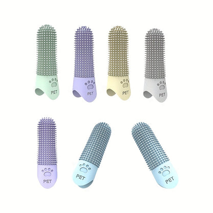 Durable Finger Toothbrush For Dogs Soft Silicone Dog Toothbrush Pet Tooth Cleaning Tool For All Bre 4