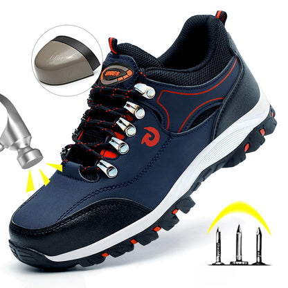 Men Work Shoes Steel Toe Cap Shoes Protective Sneakers Puncture Proof Safety Boots Construction Sho 7