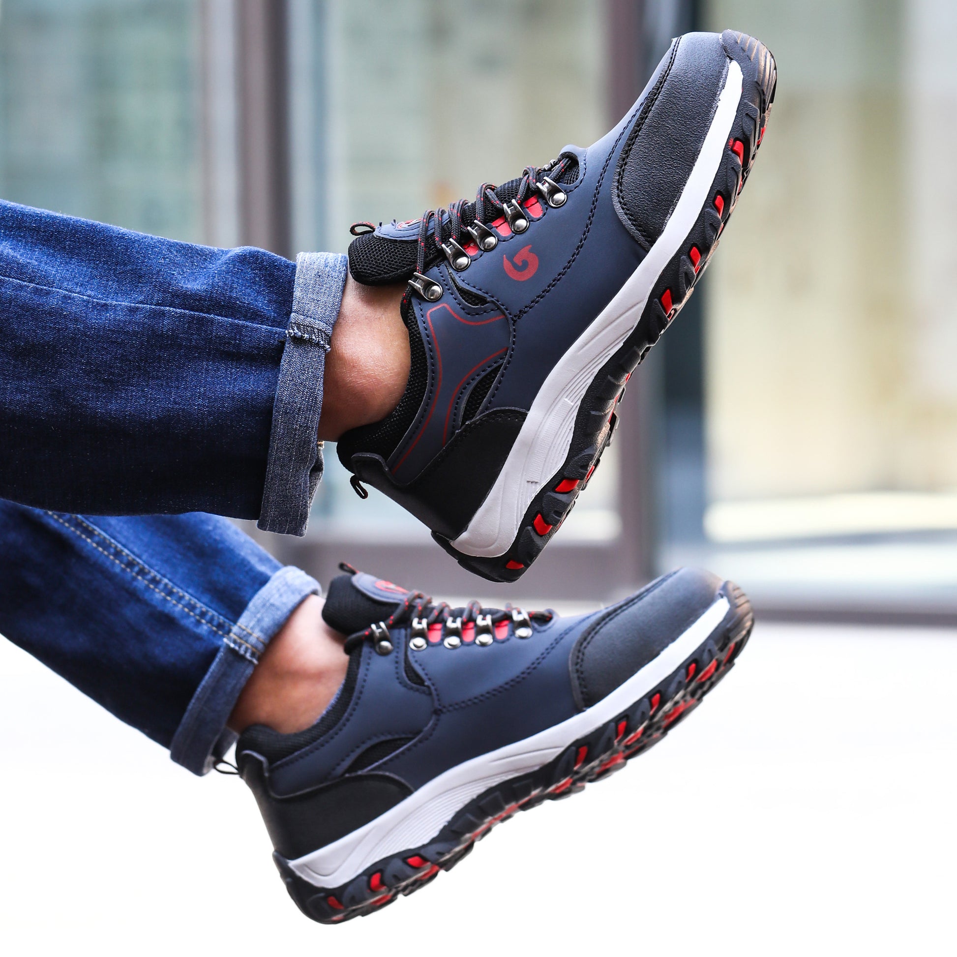 Men Work Shoes Steel Toe Cap Shoes Protective Sneakers Puncture Proof Safety Boots Construction Sho 4