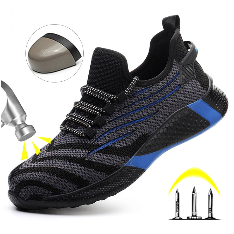 Indestructible Men Work Safety Shoes Lightweight Breathable Antipuncture Protective Boots For Men 5