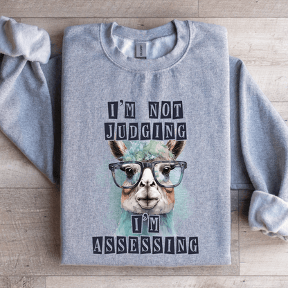 I'm Not Judging i'm Assessing Sweatshirt