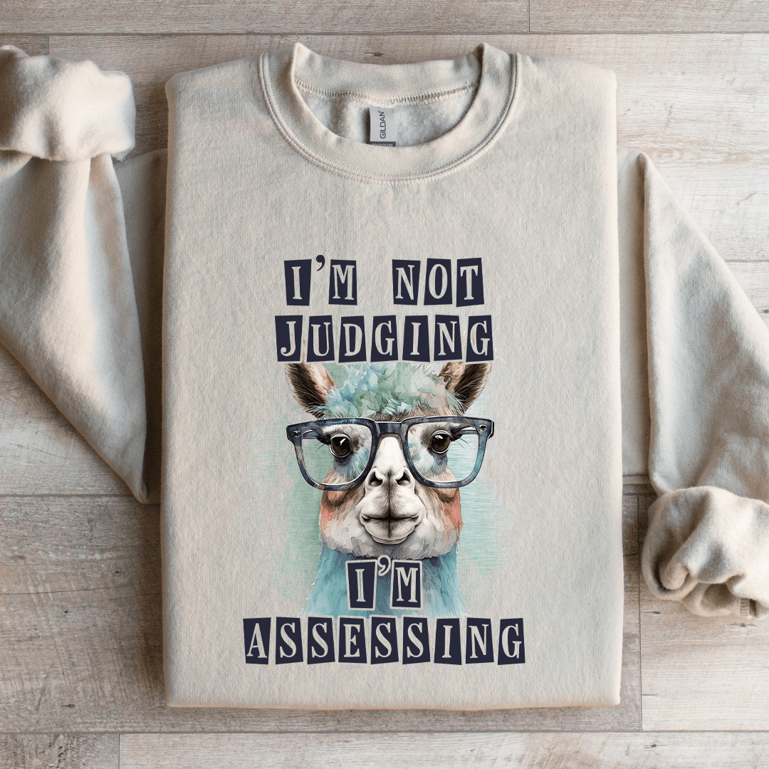 Im Not Judging Im Assessing Sweatshirt 3