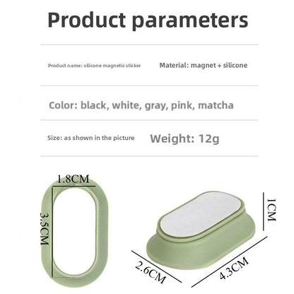 Magnetic Remote Control Holder SelfAdhesive Wall Mount Bracket For TV And Conditioner Remotes 5