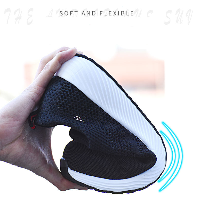 Lightweight Steel Toe Work Safety Shoes Mesh Breathable Construction Sneakers For Men And Women 5