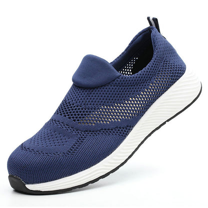 Lightweight Steel Toe Work Safety Shoes Mesh Breathable Construction Sneakers For Men And Women 7