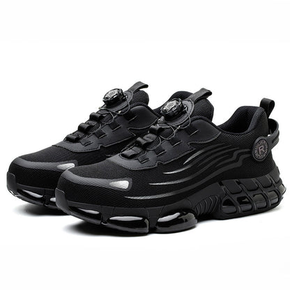 Steel Toe Sneaker Rotating Button Safety Shoes Men Puncture Proof Work Safety Boots Air Cushion Wor 6