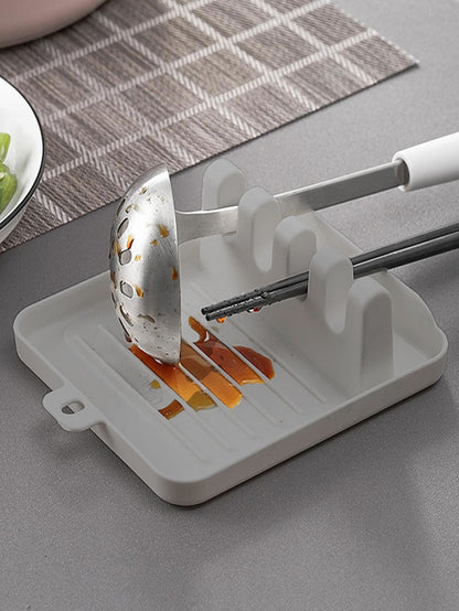 Kitchen Spatula Rack, Soup Spoon Mat, Chopsticks Rack, Household Counter top Organizer