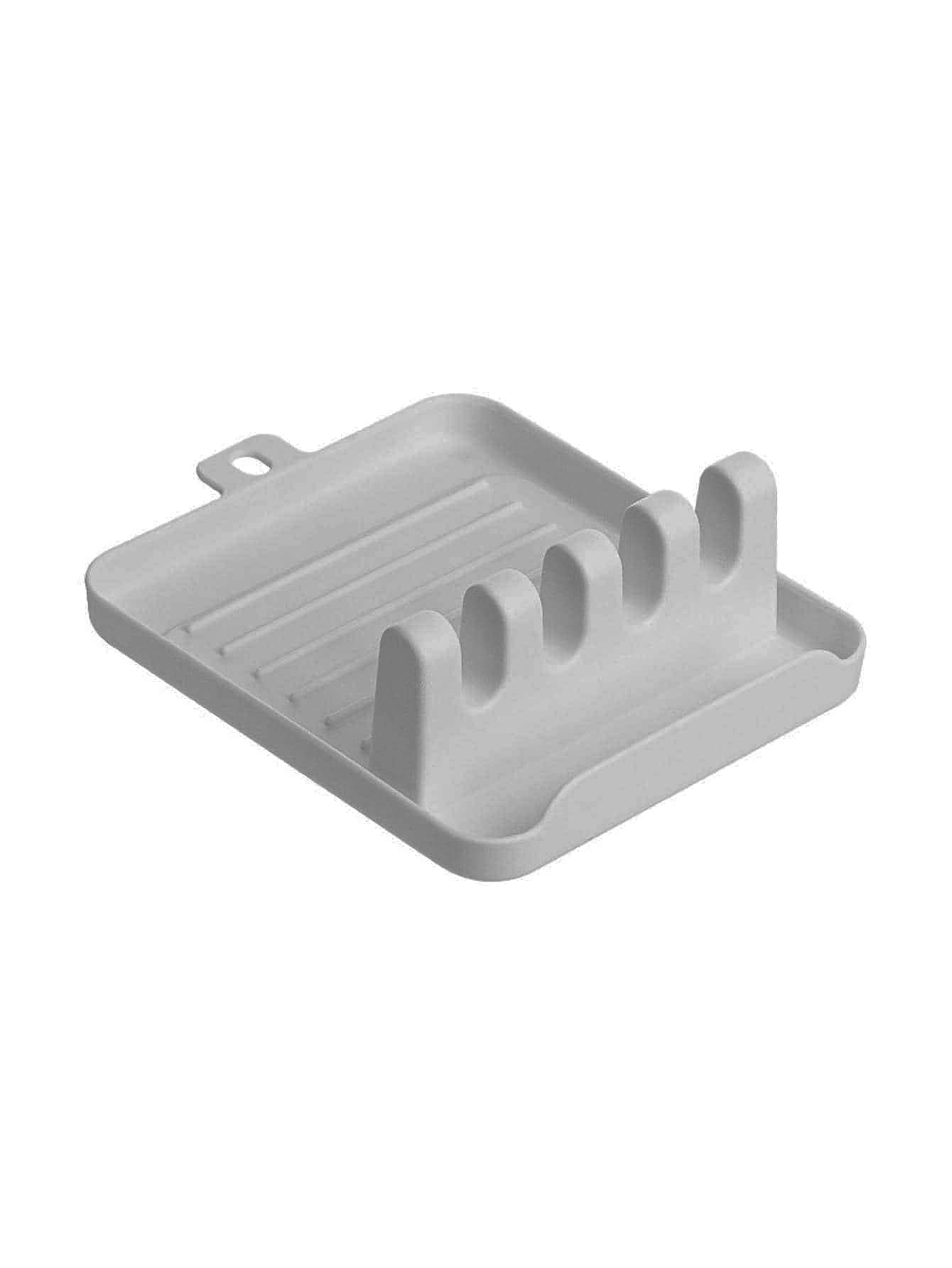 Kitchen Spatula Rack Soup Spoon Mat Chopsticks Rack Household Counter Top Organizer 3