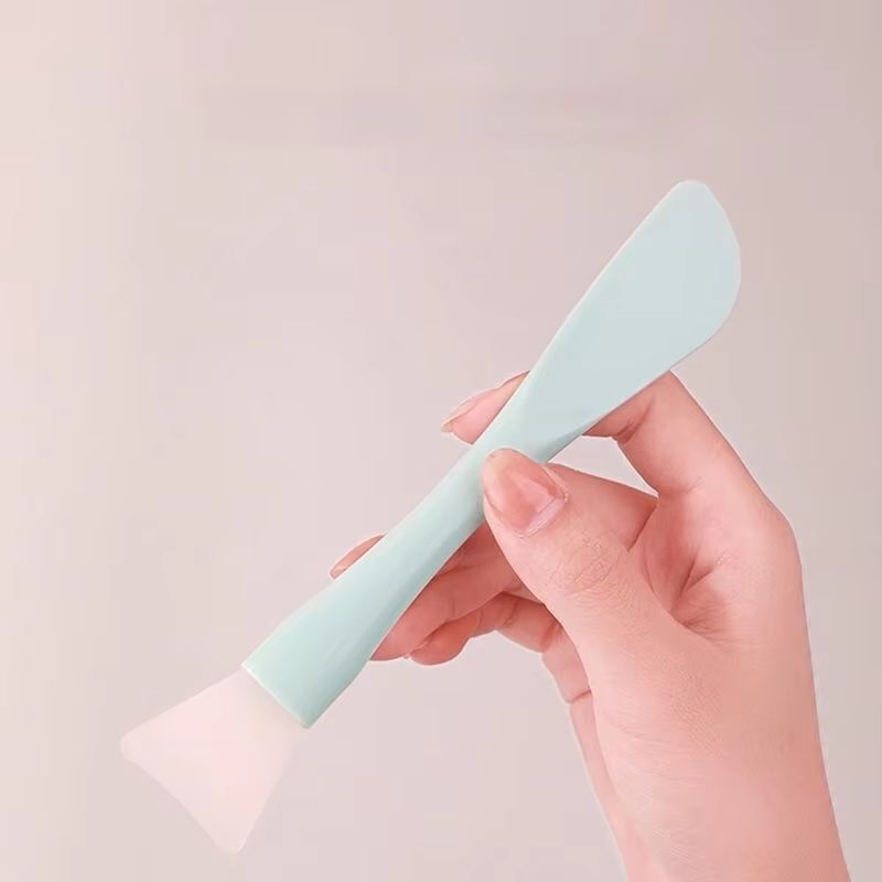 1Pcs Silicone Facial Mask Brush With Scraper  Soft Head DualUse Beauty Tool For DIY Mud  Film Masks 3