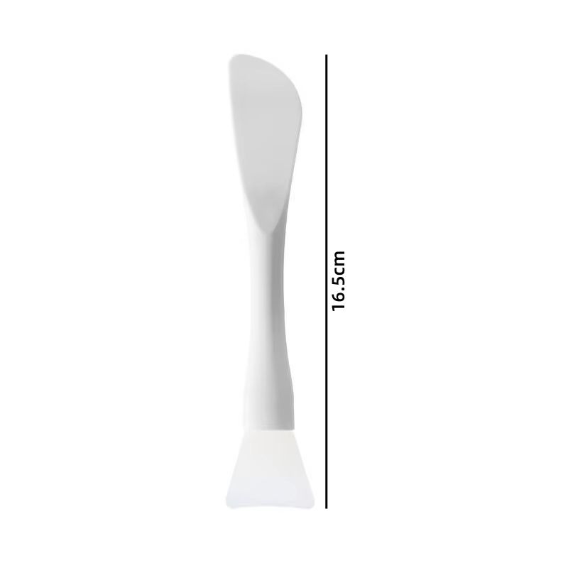 1Pcs Silicone Facial Mask Brush With Scraper  Soft Head DualUse Beauty Tool For DIY Mud  Film Masks 5
