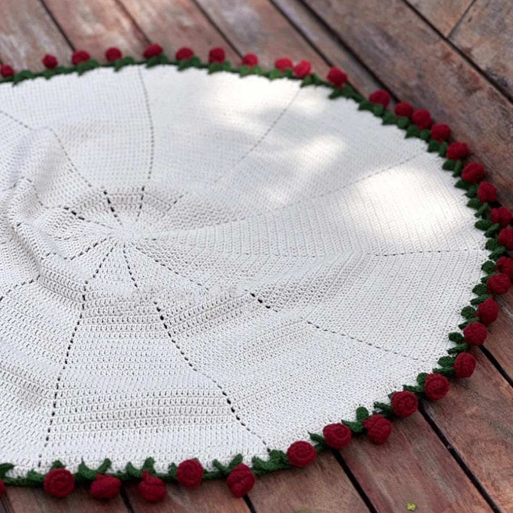 Finished Flower Bouquet Blanket Soft Lightweight Knitted Throw Blanket For Birthday Wedding Home De 2