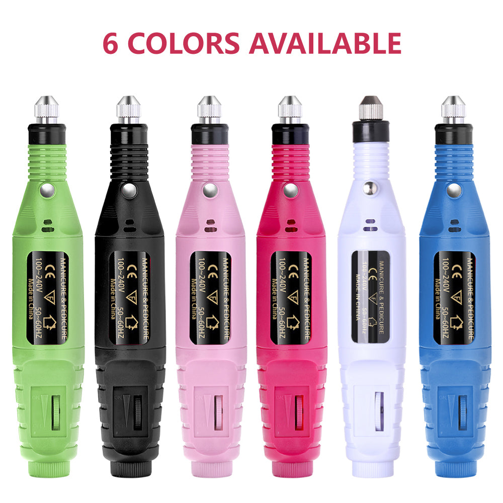 Strong Nail Polishing Tool Set LULAA Electric Nail Drill Machine For Pedicure Grinding 1