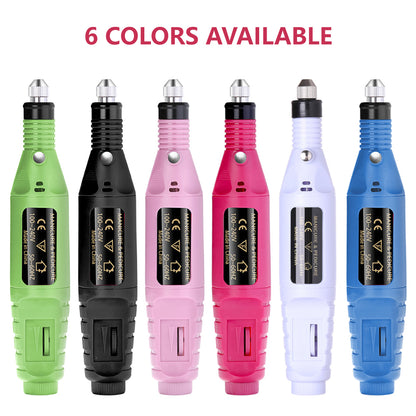 Strong Nail Polishing Tool Set LULAA Electric Nail Drill Machine For Pedicure Grinding 1