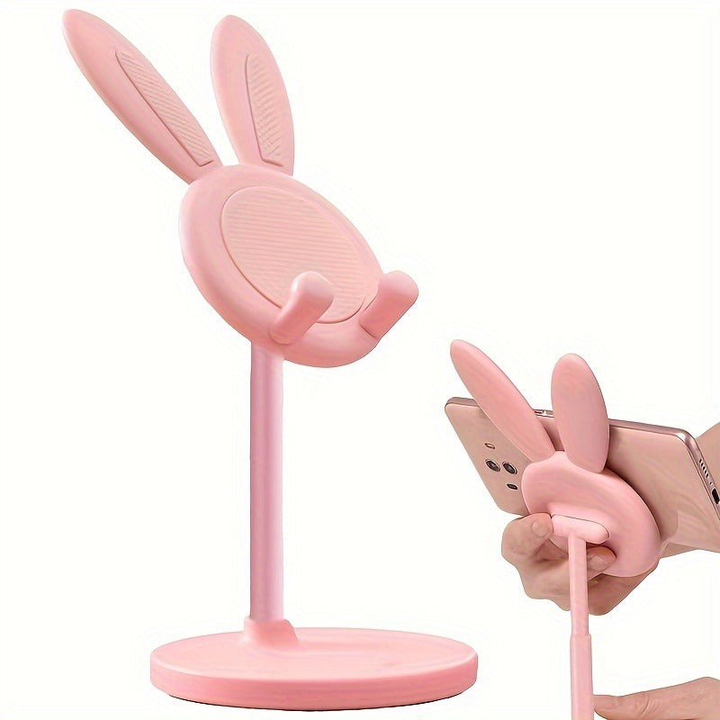 Universal Rabbit Phone Stand HandsFree Plastic Holder For Phones  Tablets Room Decor 1