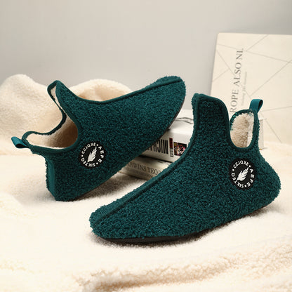 Fashion Women Plush Slipper Casual Slip On Shoes For Couples High Quality New Men Winter Slippers L
