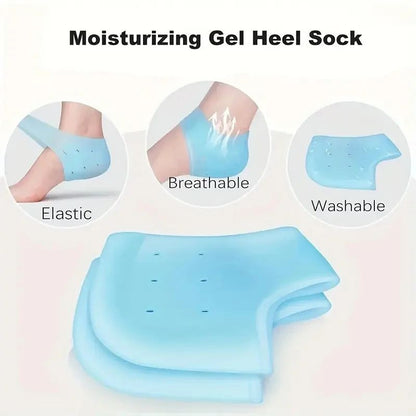 SoftStride Gel Heel Protectors  Washable Silicone Heel Cushions For Daily Comfort  Pain Relief 1