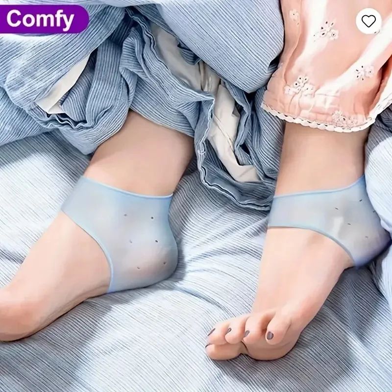 SoftStride Gel Heel Protectors  Washable Silicone Heel Cushions For Daily Comfort  Pain Relief 2