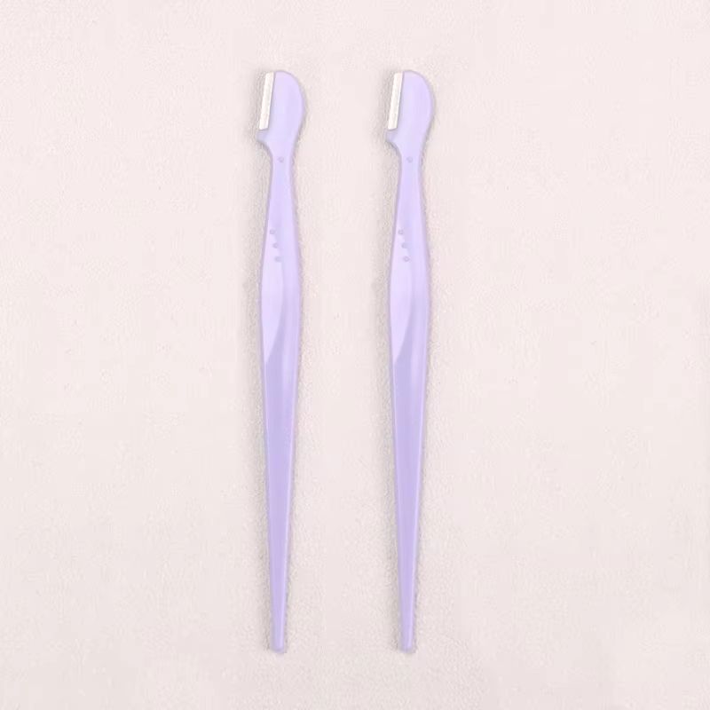 Karsyngirl Straight Handle Round Head Eyebrow Trimmer Set  Gentle AntiScratch Razor For Brows And F 9