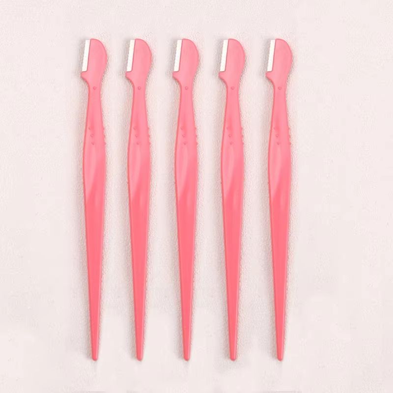 Karsyngirl Straight Handle Round Head Eyebrow Trimmer Set  Gentle AntiScratch Razor For Brows And F 13